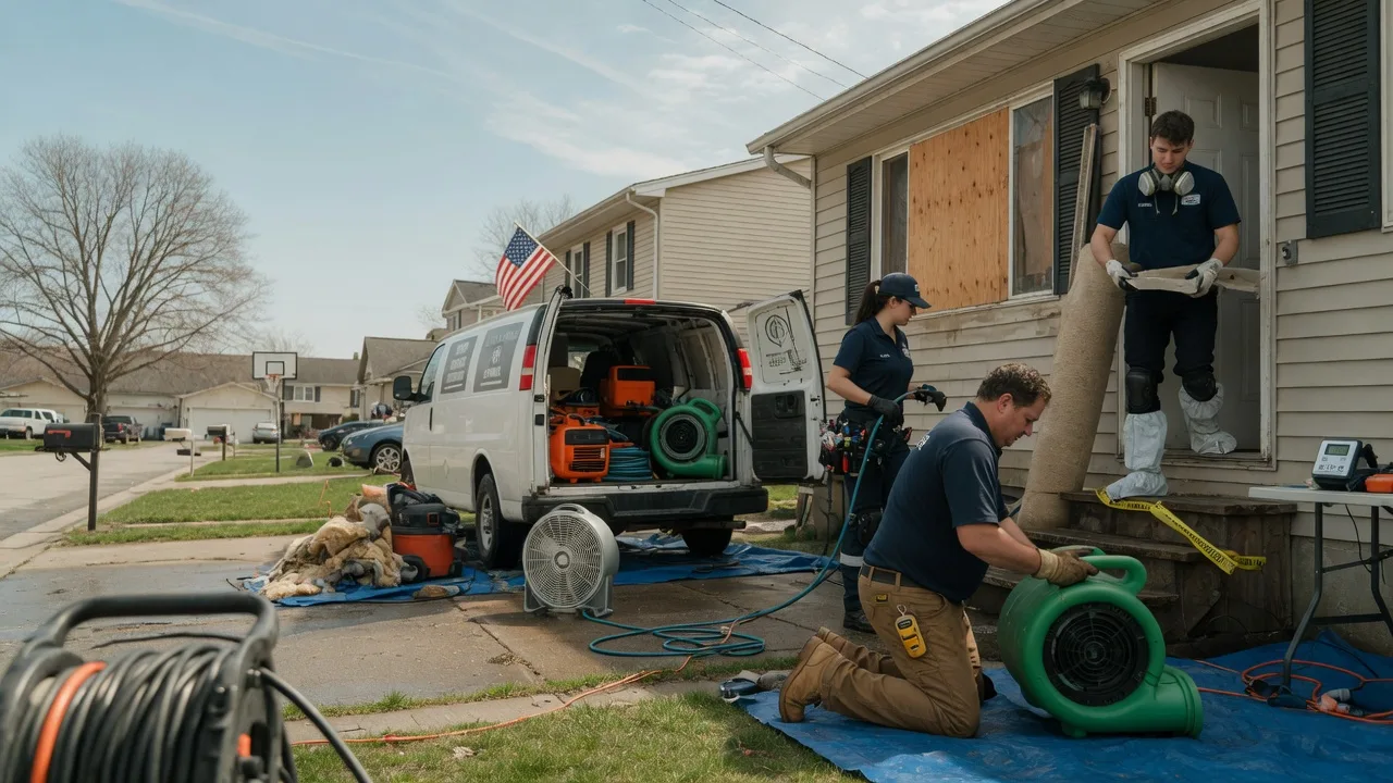 Water Damage Restoration in Drums, PA near me